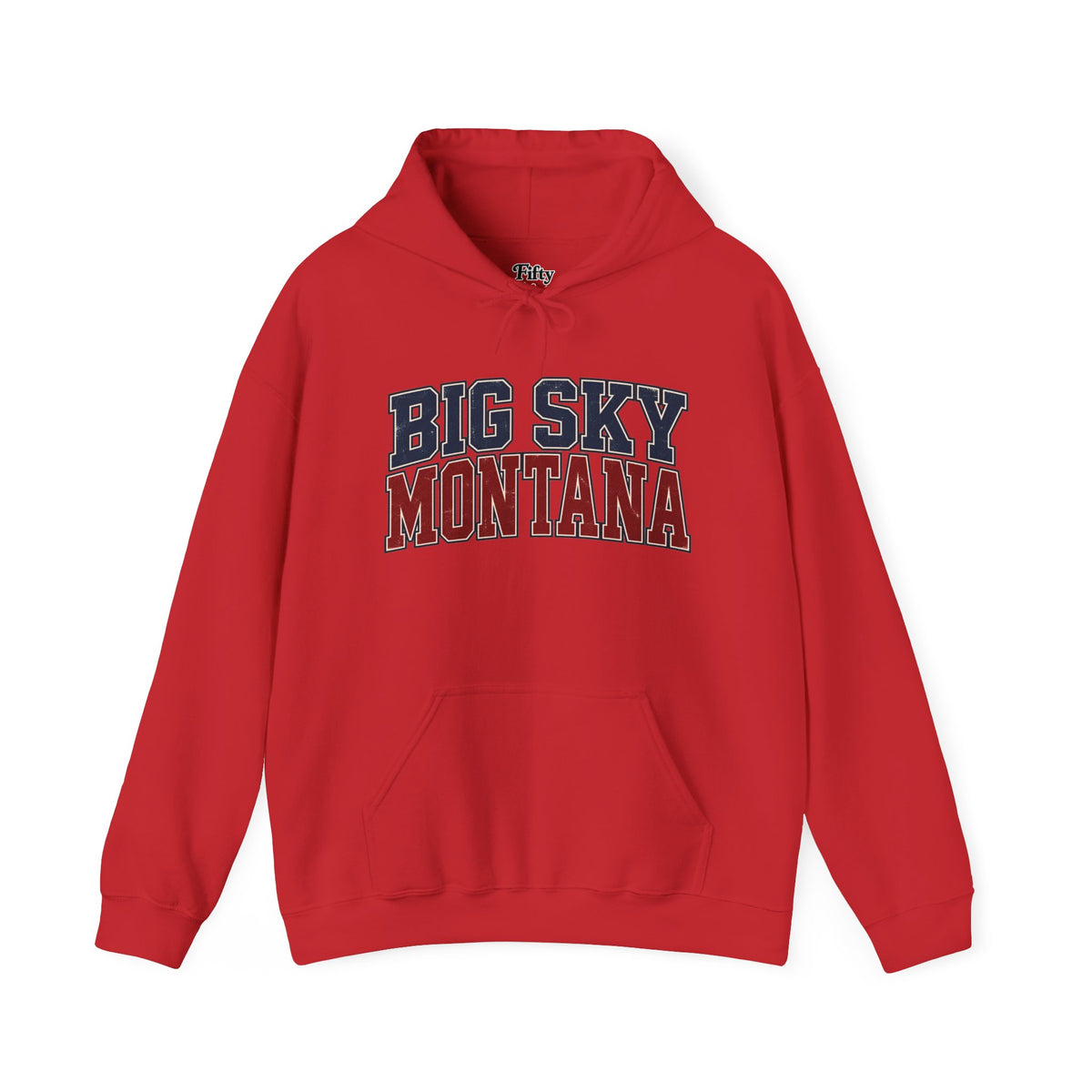 Big Sky Montana Unisex Hoodie State Name Graphic