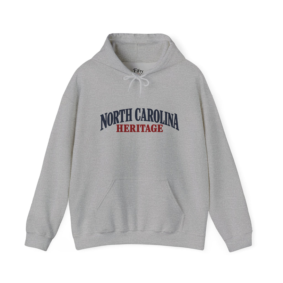 North Carolina Heritage Unisex Hoodie State Name Graphic