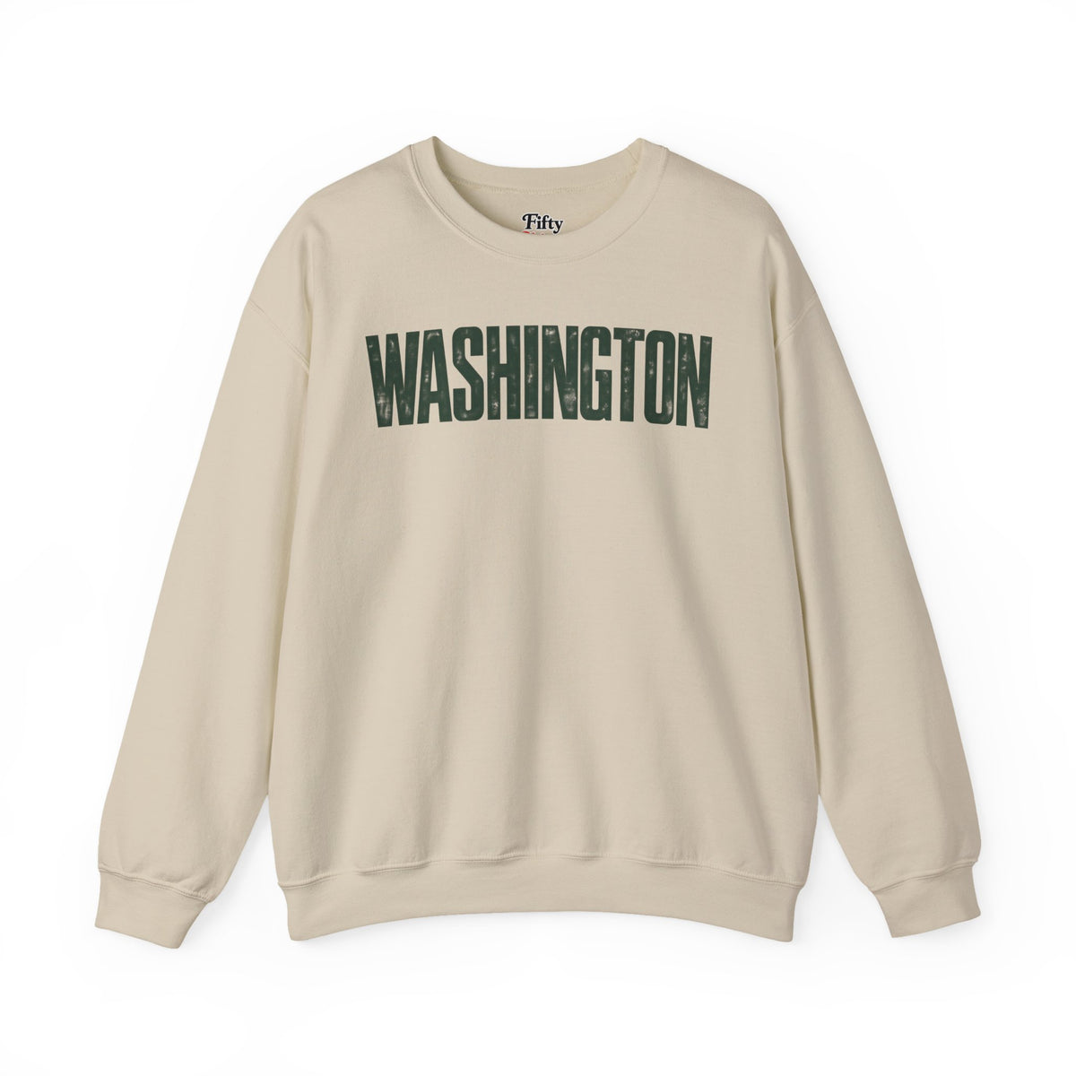 Washington Unisex Crewneck Sweatshirt State Name Graphic