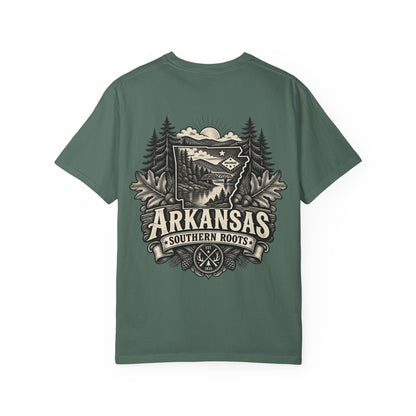 Arkansas Southern Roots Unisex Comfort Color 1717 Streetwear Graphic Tee