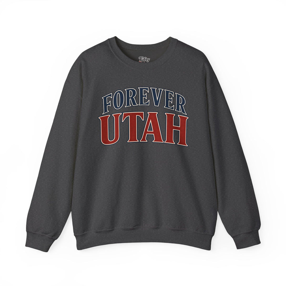 Forever Utah Unisex Crewneck Sweatshirt State Name Graphic