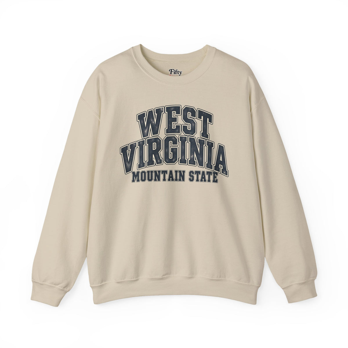 West Virginia Mountain State Unisex Crewneck Sweatshirt State Name Graphic