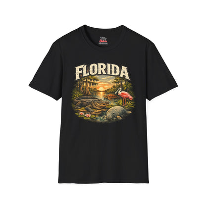 Florida Wildlife Unisex Softstyle T Shirt State Pride Graphic Tee Collections FS03