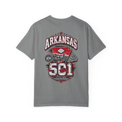 Arkansas 501 Unisex Comfort Color 1717 Streetwear Graphic Tee