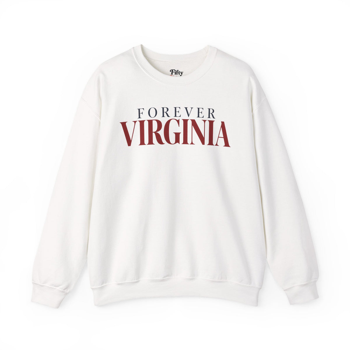 Forever Virginia Unisex Crewneck Sweatshirt State Name Graphic