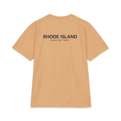 Rhode Island All State In God We Trust Unisex Max Heavyweight Short Sleeve