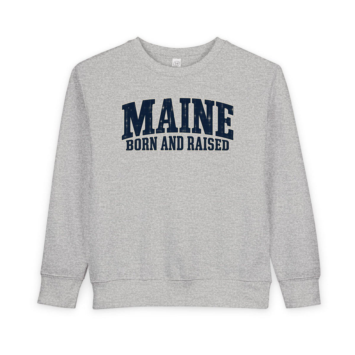 Maine Born and Raised Coastal Heritage Unisex Toddler Sweatshirt