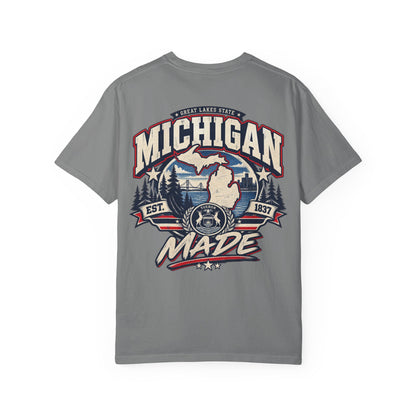 Michigan Made Unisex Comfort Color 1717 Streetwear Graphic Tee