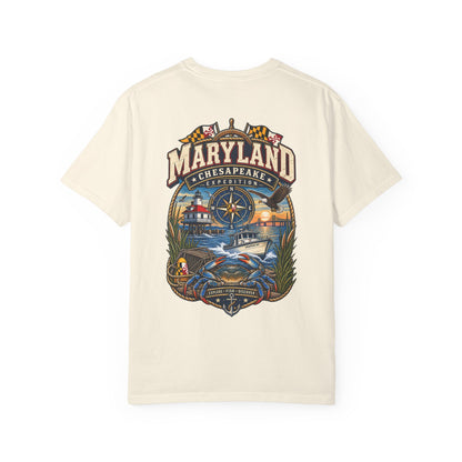 Maryland Bay Expedition Unisex Comfort Color 1717 Streetwear Graphic Tee