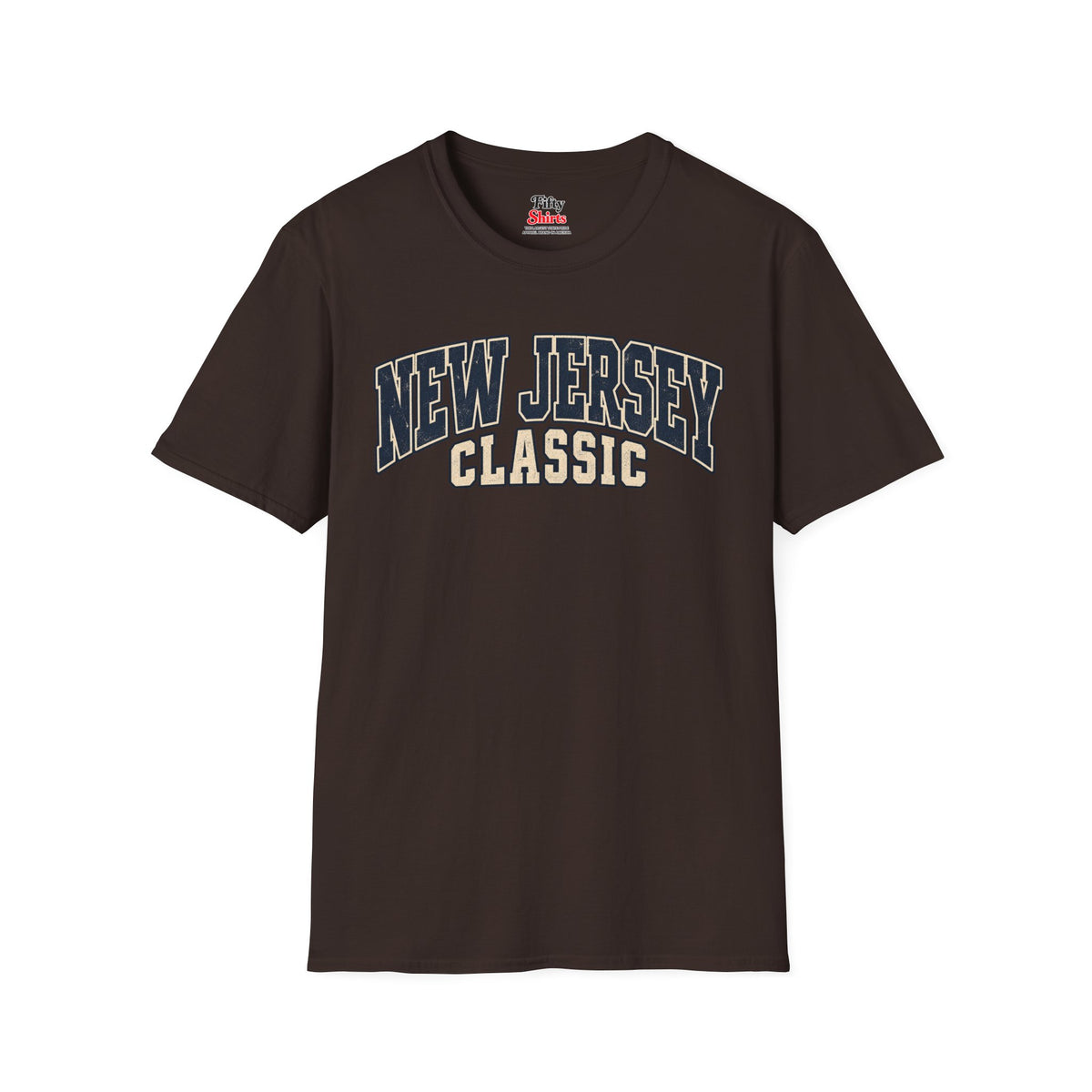 New Jersey Classic Unisex Softstyle T Shirt State Name Graphic Tee