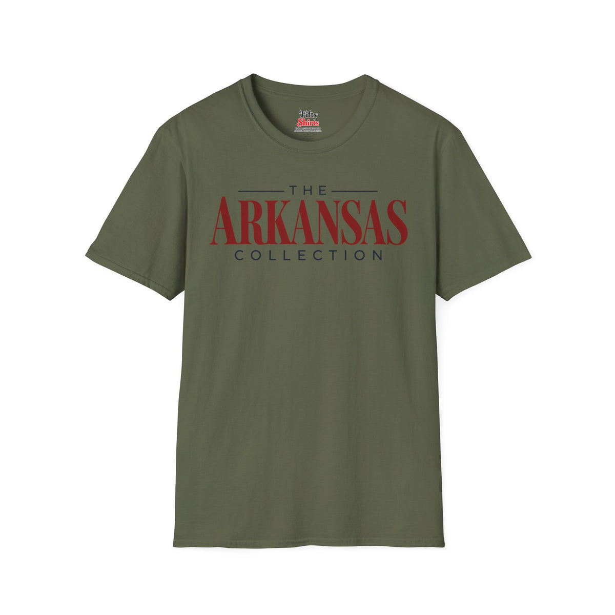 The Arkansas Collection Unisex Softstyle T Shirt State Name Graphic Tee