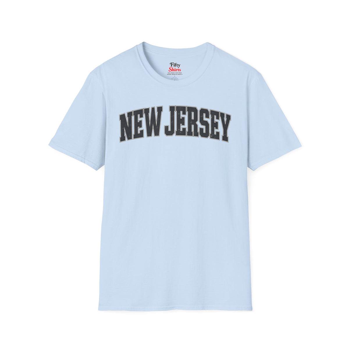 New Jersey Unisex Softstyle T Shirt State Name Graphic Tee