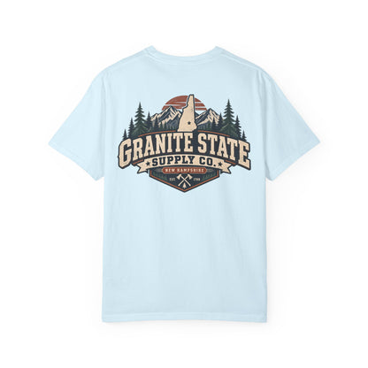 New Hampshire Granite State Supply Co Unisex Comfort Color 1717 Streetwear Graphic Tee
