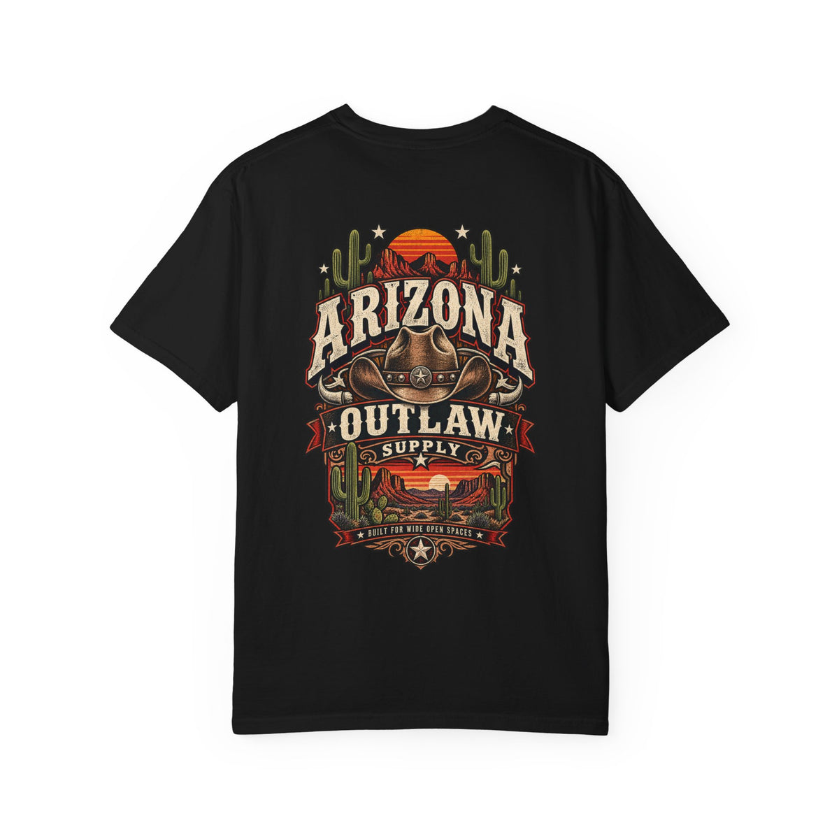 Arizona Outlaw Supply  Unisex Comfort Color 1717 Streetwear Graphic Tee