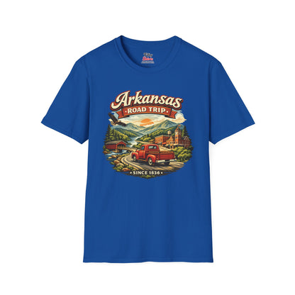 Arkansas Roadtrip Unisex Softstyle T Shirt State Pride Graphic Tee Collections FS03