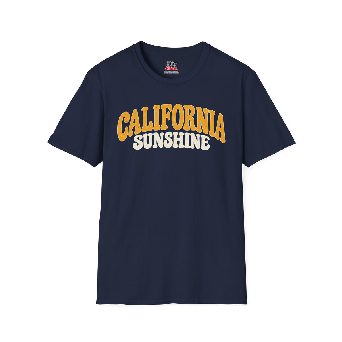 California Sunshine Unisex Softstyle T Shirt State Name Graphic Tee