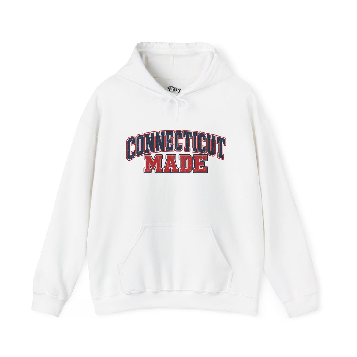Connecticut Made Unisex Hoodie State Name Graphic