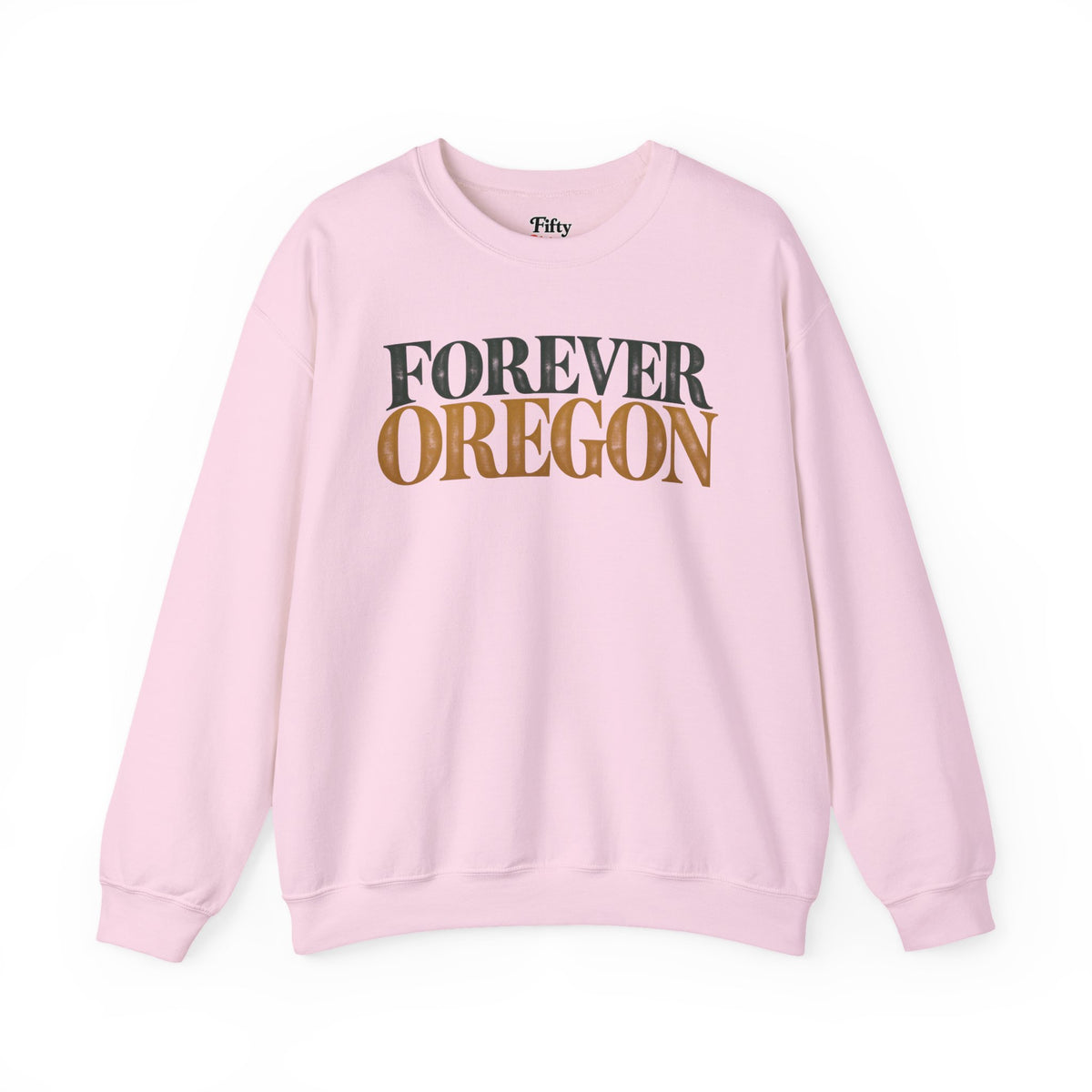 Forever Oregon Unisex Crewneck Sweatshirt State Name Graphic