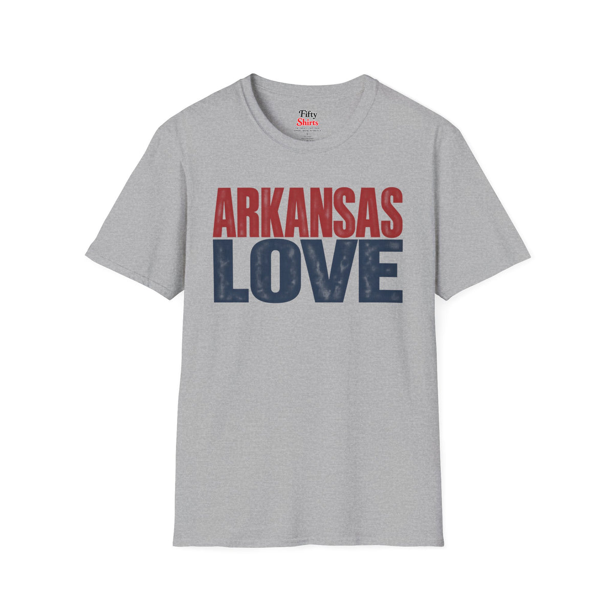 Arkansas Love Unisex Softstyle T Shirt State Name Graphic Tee