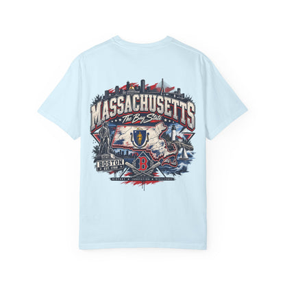 Massachusetts Street Legacy Unisex Comfort Color 1717 Streetwear Graphic Tee
