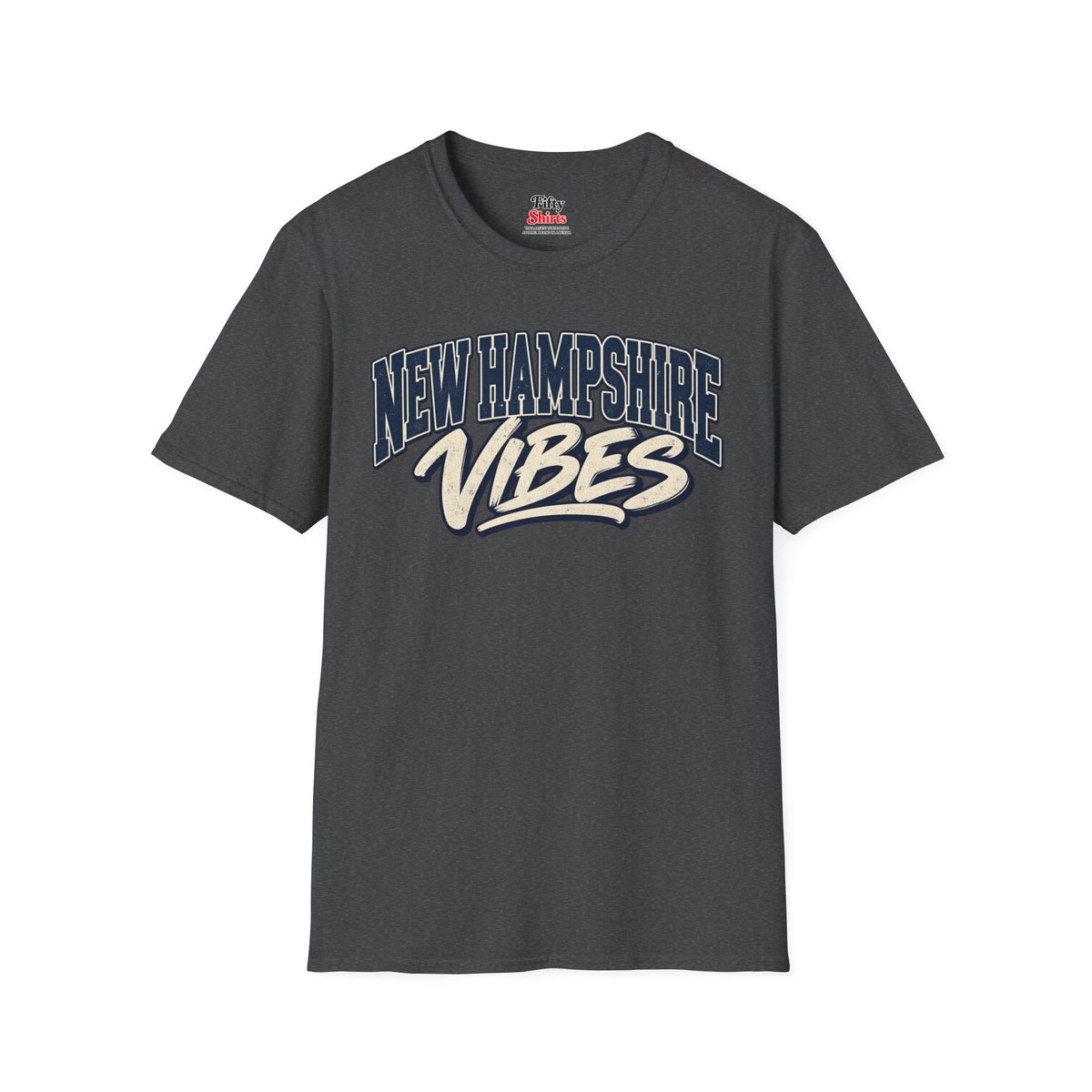 New Hampshire Vibes Unisex Softstyle T Shirt State Name Graphic Tee