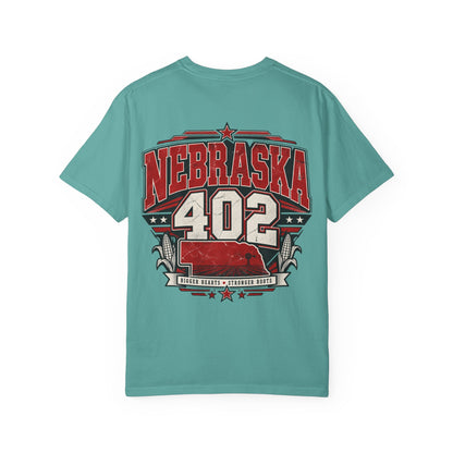 Nebraska 402 Unisex Comfort Color 1717 Streetwear Graphic Tee
