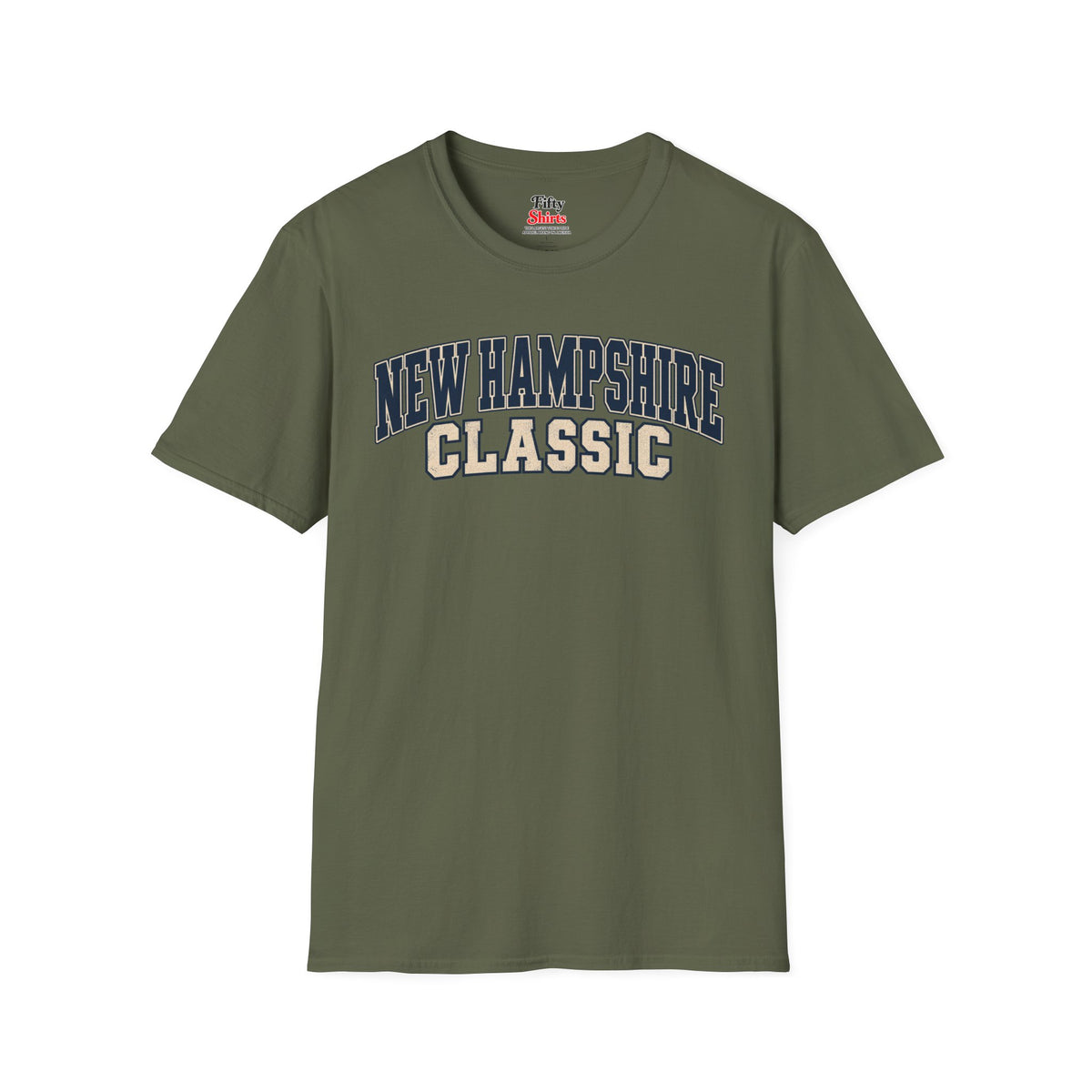 New Hampshire Classic Unisex Softstyle T Shirt State Name Graphic Tee