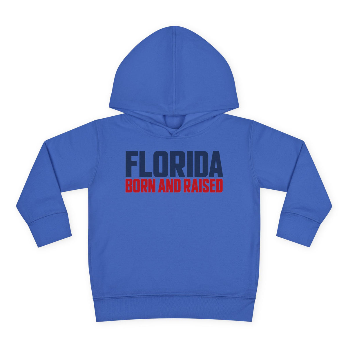 Florida Born and Raised Minimal Luxury Unisex Toddler Pullover Fleece Hoodie