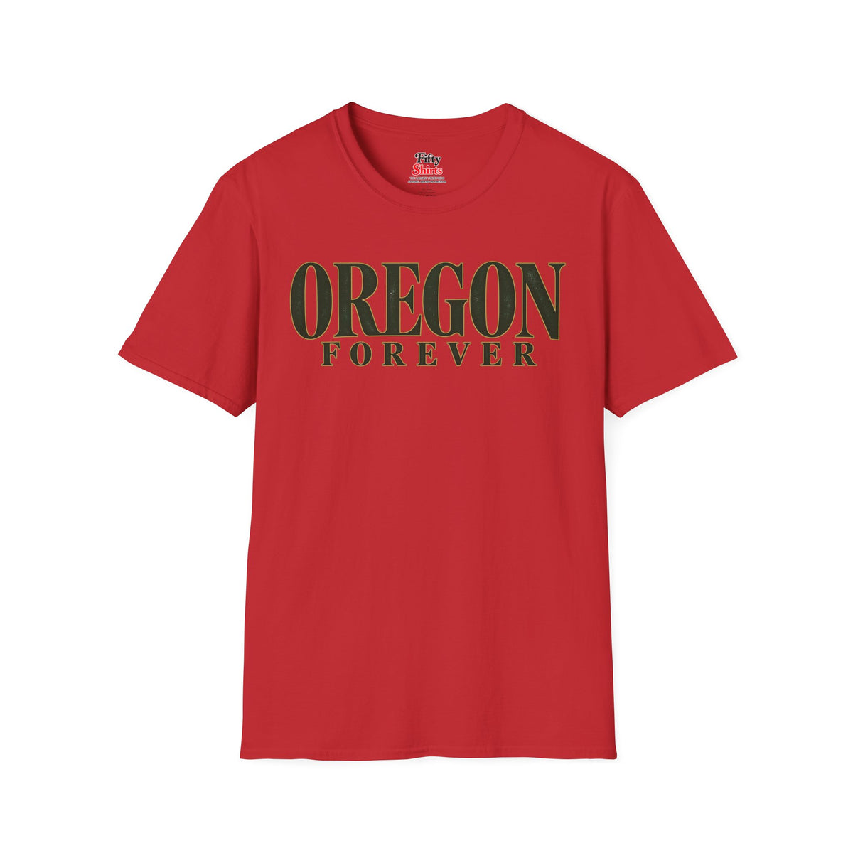 Oregon Forever Unisex Softstyle T Shirt State Name Graphic Tee