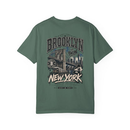 Brooklyn New York Unisex Comfort Color 1717 Streetwear Graphic Tee