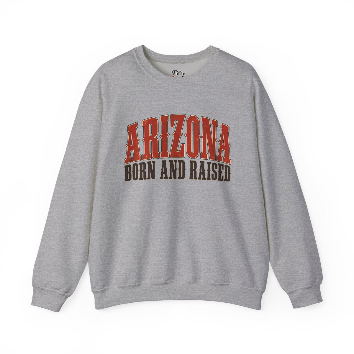 Arizona Born and Raised Western Rodeo Unisex Sweatshirt Graphic