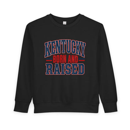 Kentucky Born and Raised Timeless Heritage Unisex Toddler Sweatshirt
