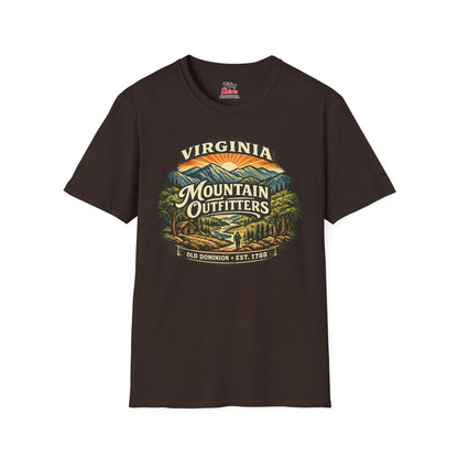 Virginia Mountain Outfitters Unisex Softstyle T Shirt State Pride Graphic Tee Collections FS03