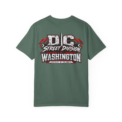 Washington DC Street Division Unisex Comfort Color 1717 Streetwear Graphic Tee