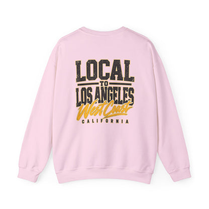 Local to Los Angeles West Coast California Unisex Crewneck Sweatshirt Graphic