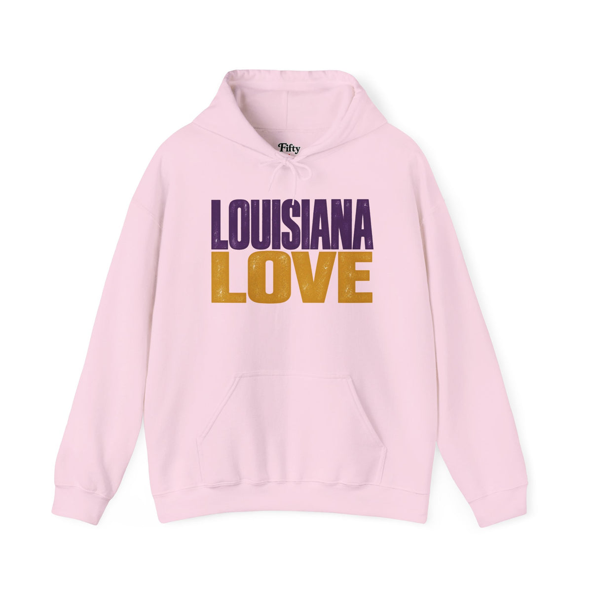 Louisiana Love Unisex Hoodie State Name Graphic