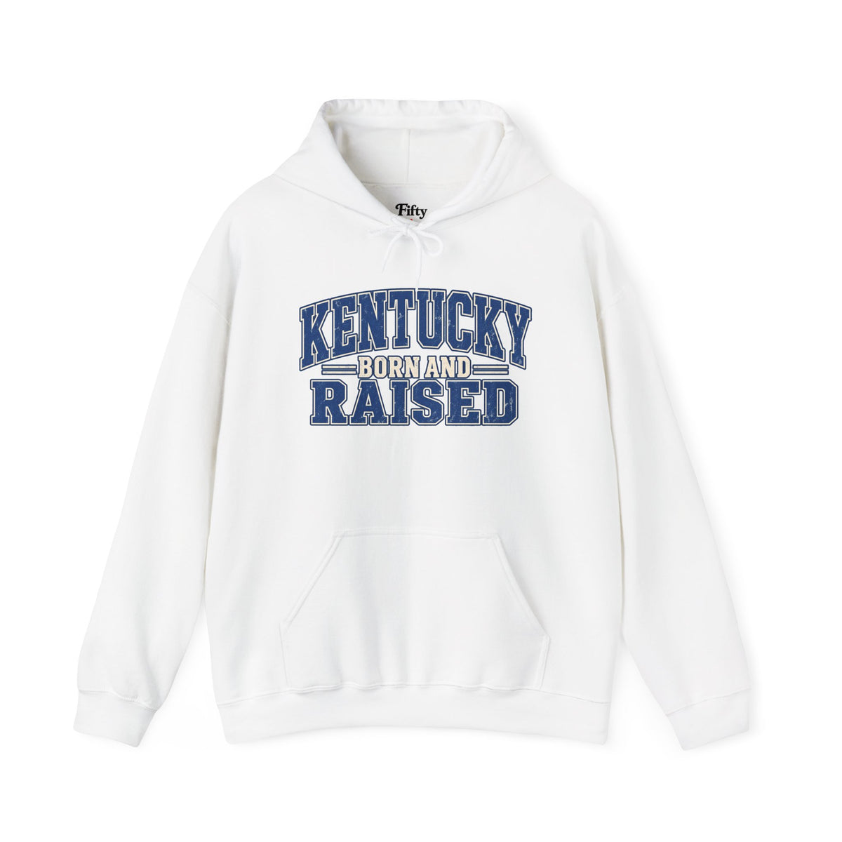Kentucky Born and Raised Bluegrass Unisex Hoodie Graphic