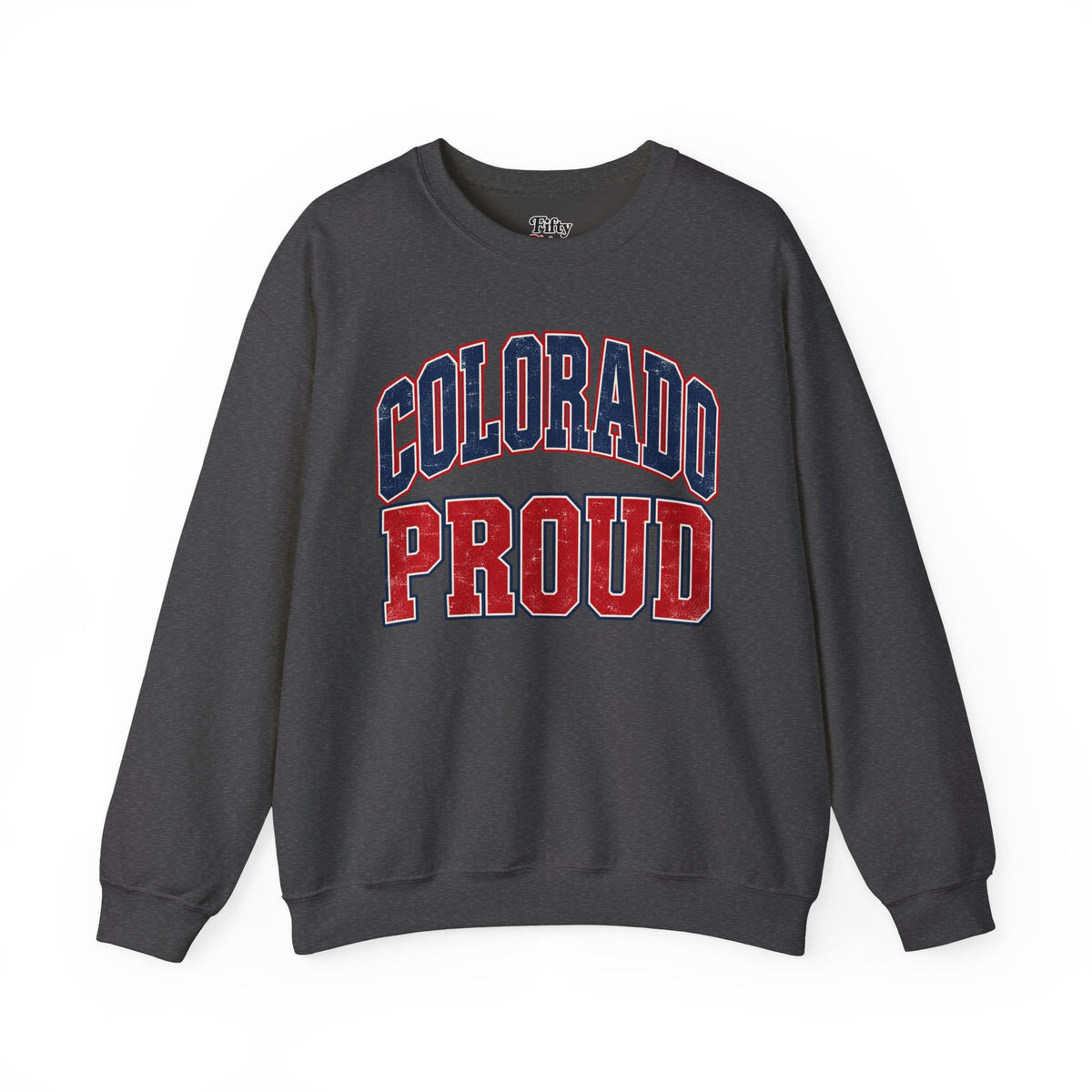 Colorado Proud Unisex Crewneck Sweatshirt State Name Graphic