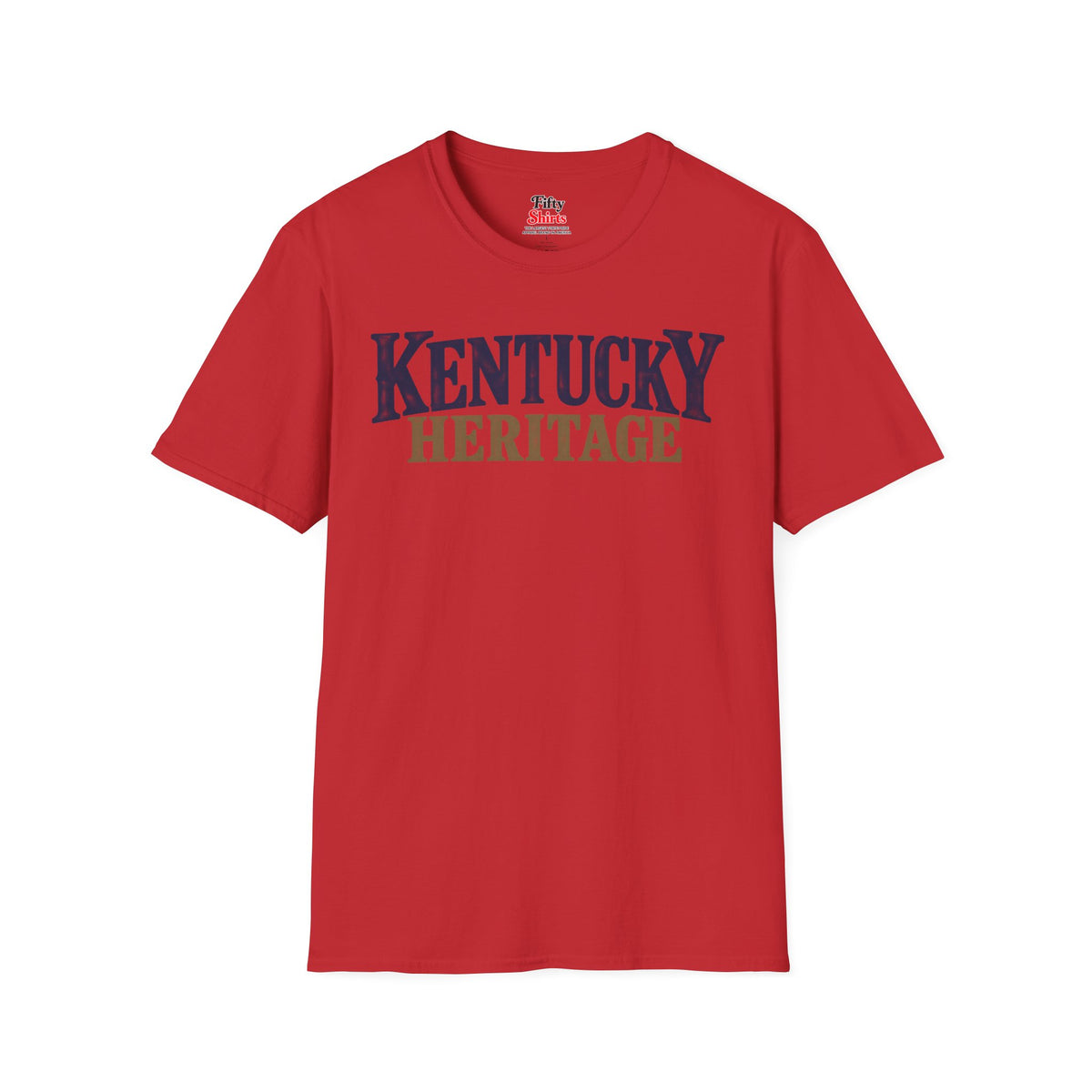 Kentucky Heritage Unisex Softstyle T Shirt State Name Graphic Tee