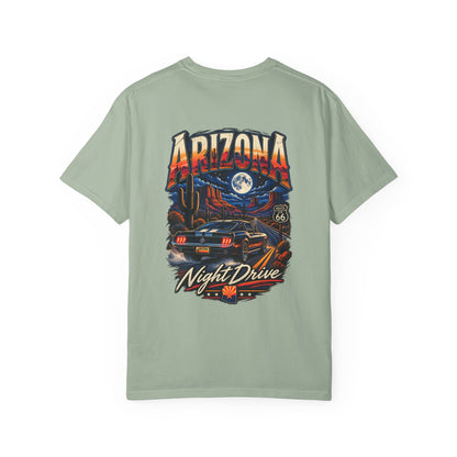 Arizona Night Drive  Unisex Comfort Color 1717 Streetwear Graphic Tee