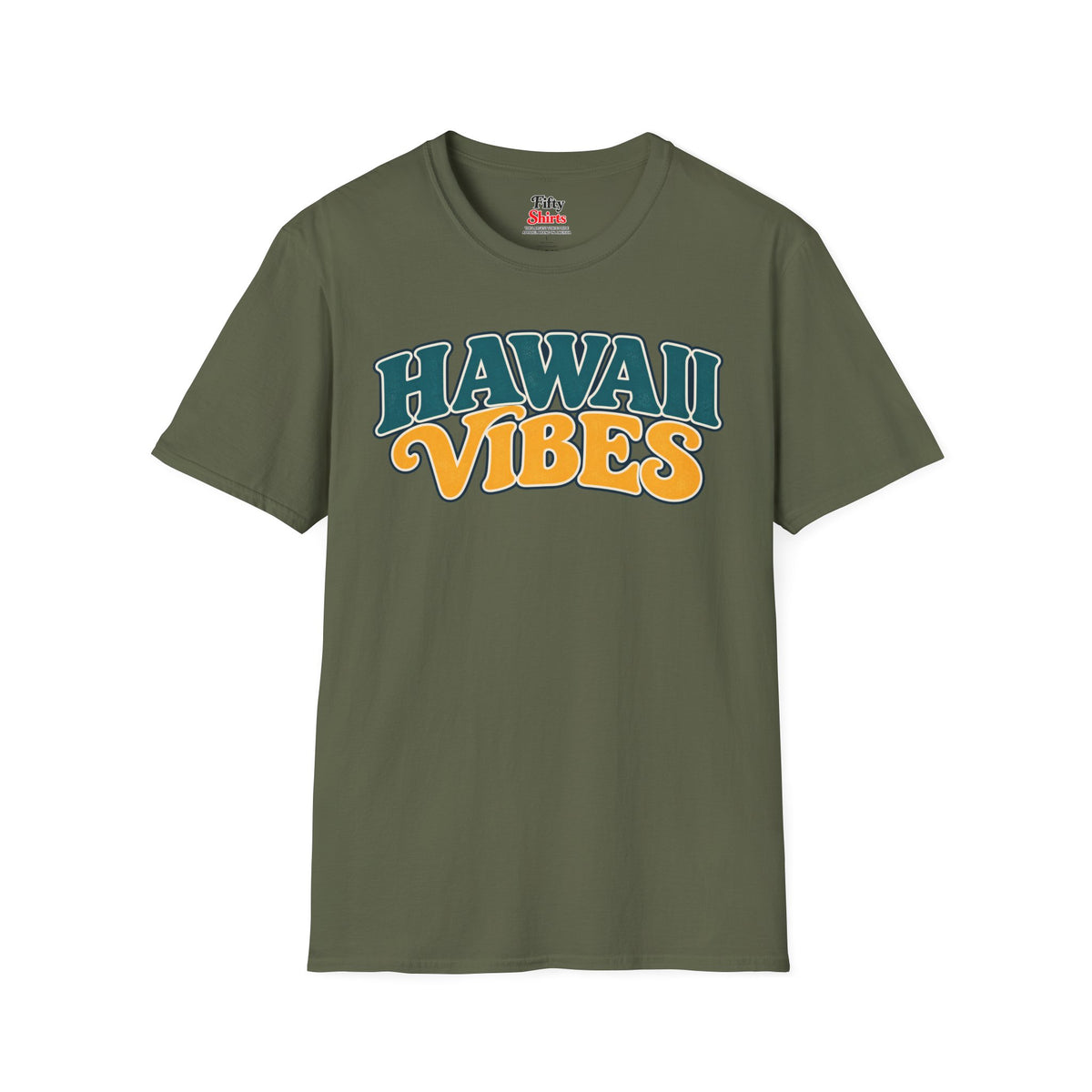 Hawaii Vibes Unisex Softstyle T Shirt State Name Graphic Tee