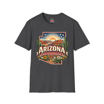 Arizona State Pride Unisex Softstyle T Shirt State Pride Graphic Tee Collections FS03