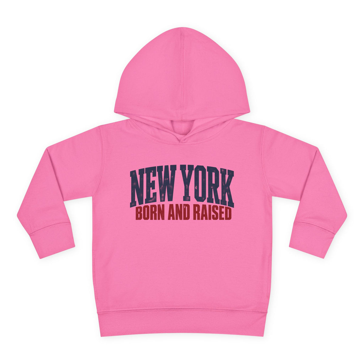 New York Born and Raised Premium Northeast Streetwear Unisex Toddler Pullover Fleece Hoodie Graphic