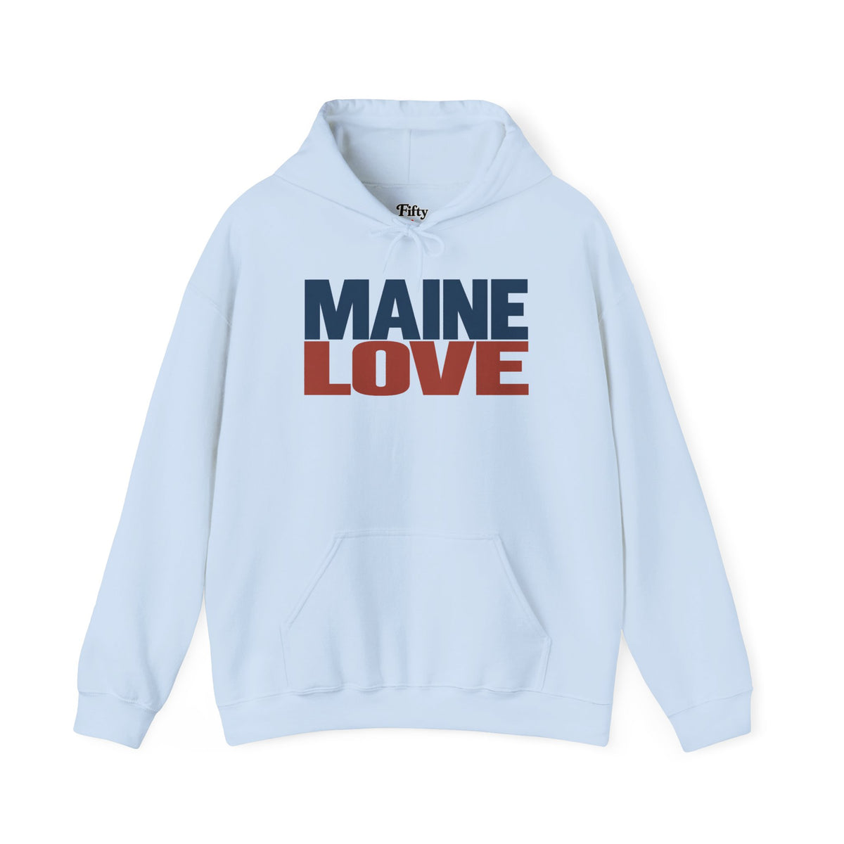 Maine Love Unisex Hoodie State Name Graphic