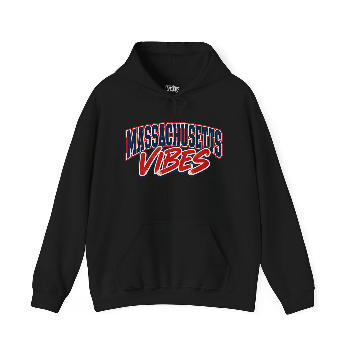 Massachusetts Vibes Unisex Hoodie State Name Graphic