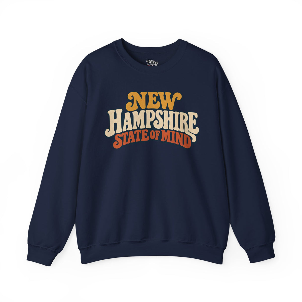 New Hampshire State of Mind Unisex Crewneck Sweatshirt State Name Graphic