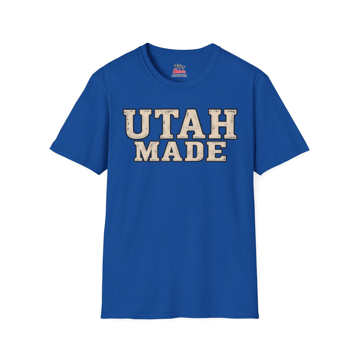 Utah Made Unisex Softstyle T Shirt State Name Graphic Tee