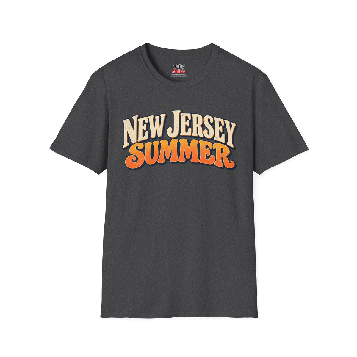New Jersey Summer Unisex Softstyle T Shirt State Name Graphic Tee