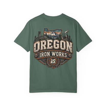 Oregon Iron Works Unisex Comfort Color 1717 Streetwear Graphic Tee