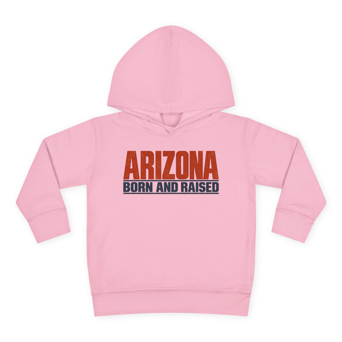 Arizona Born and Raised Modern Streetwear Unisex Toddler Pullover Fleece Hoodie